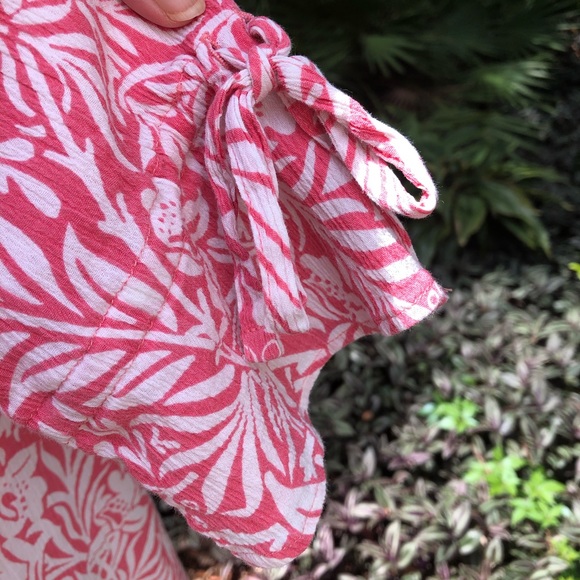 Columbia 100% Cotton Pink/White Tunic Top - Picture 7 of 9